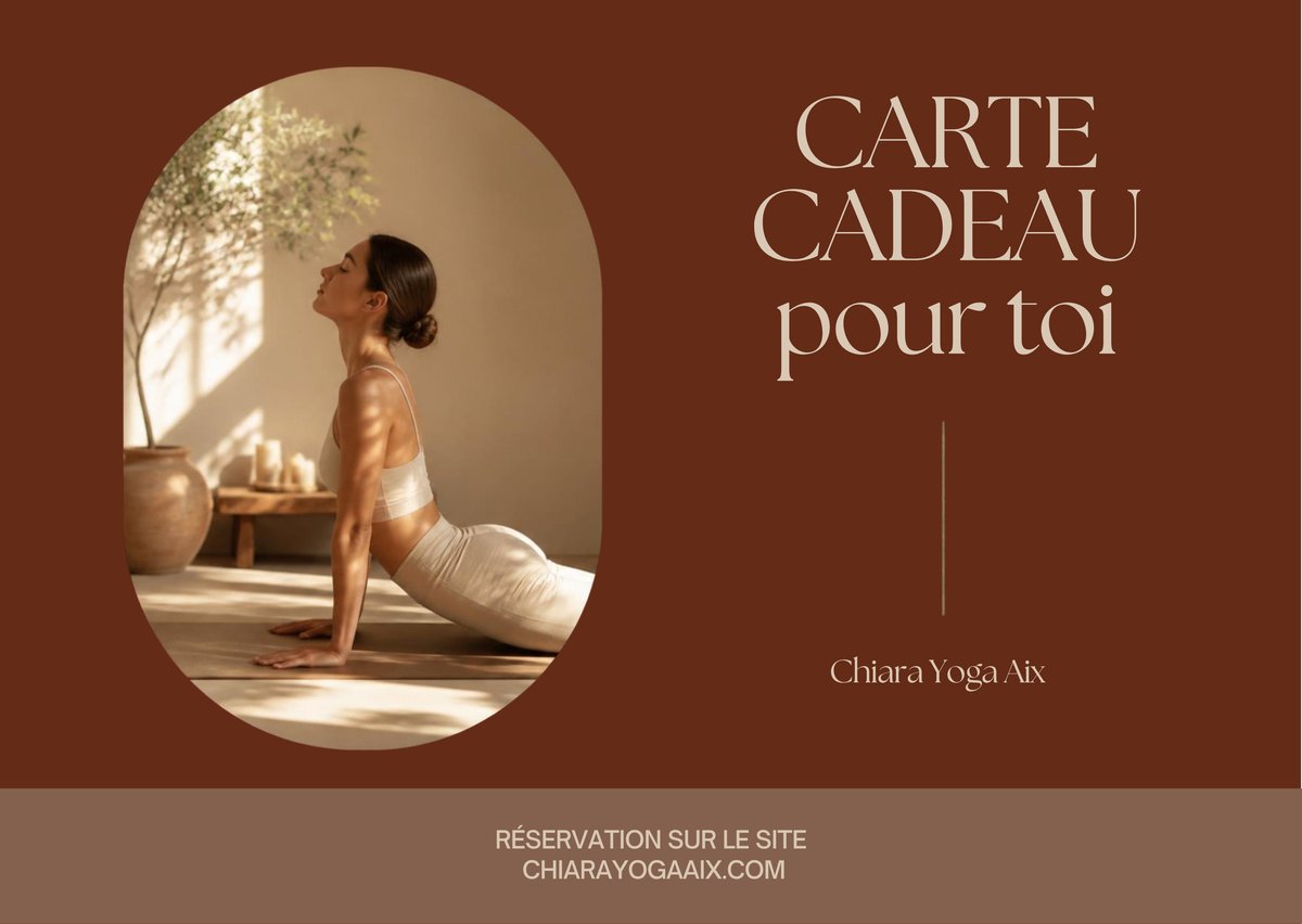 La carte cadeau Chiara Yoga Aix
